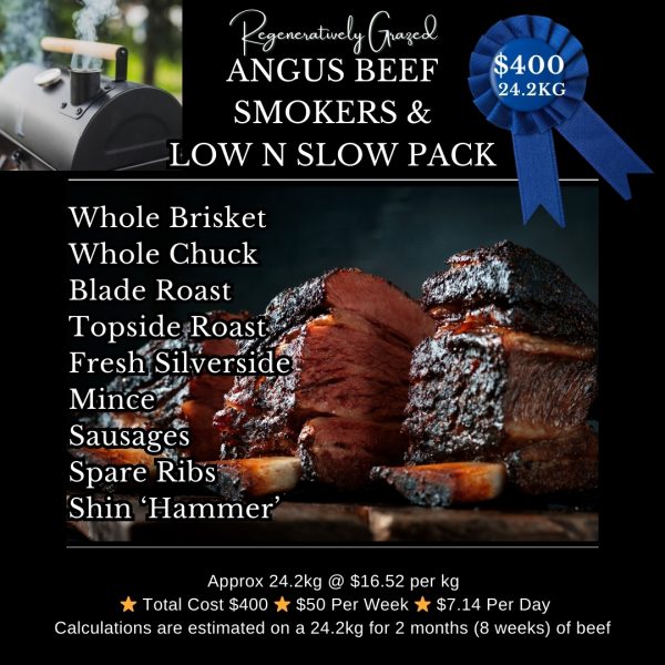 Smokers/Low n Slow Angus Beef Pack - Deposit