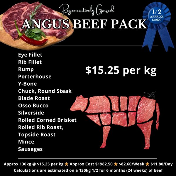 1/2 Angus Beef Pack - Deposit - Image 2