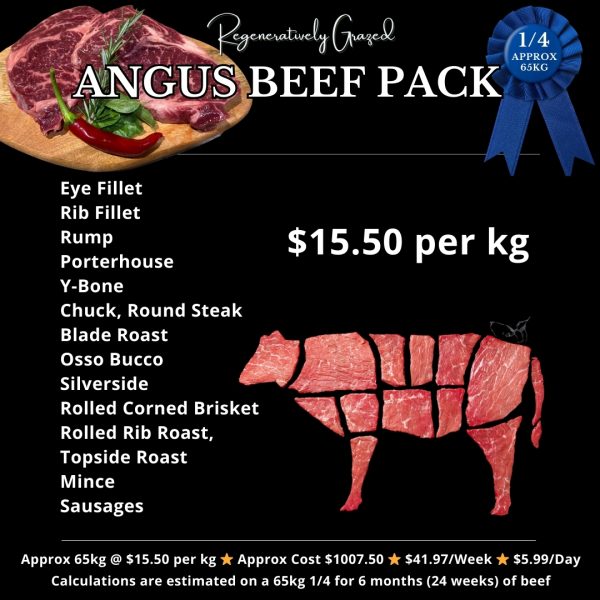 1/4 Angus Beef Pack - Deposit - Image 2